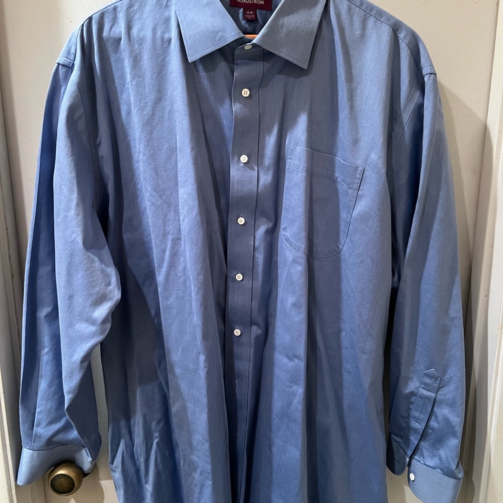 Nordstrom Classic Blue Dress Shirt
